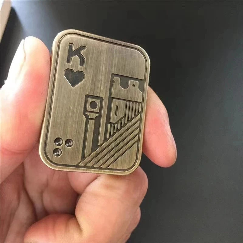 Metal Cards Push Slider