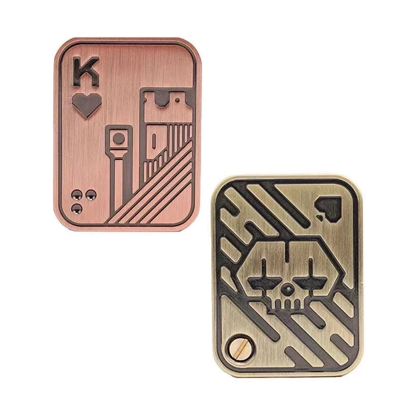 Metal Cards Push Slider